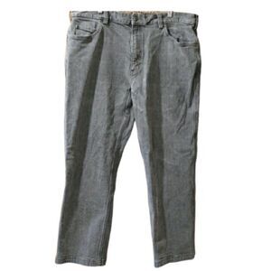 Duluth Trading Co Flex Ballroom Jean's Light Gray Wash Denim Jean's 40 x 30